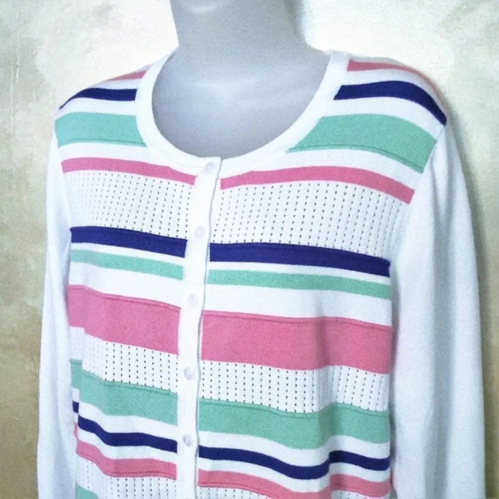 Beautiful Charter Club Cardigan NWT 2X - Picture 2 of 5